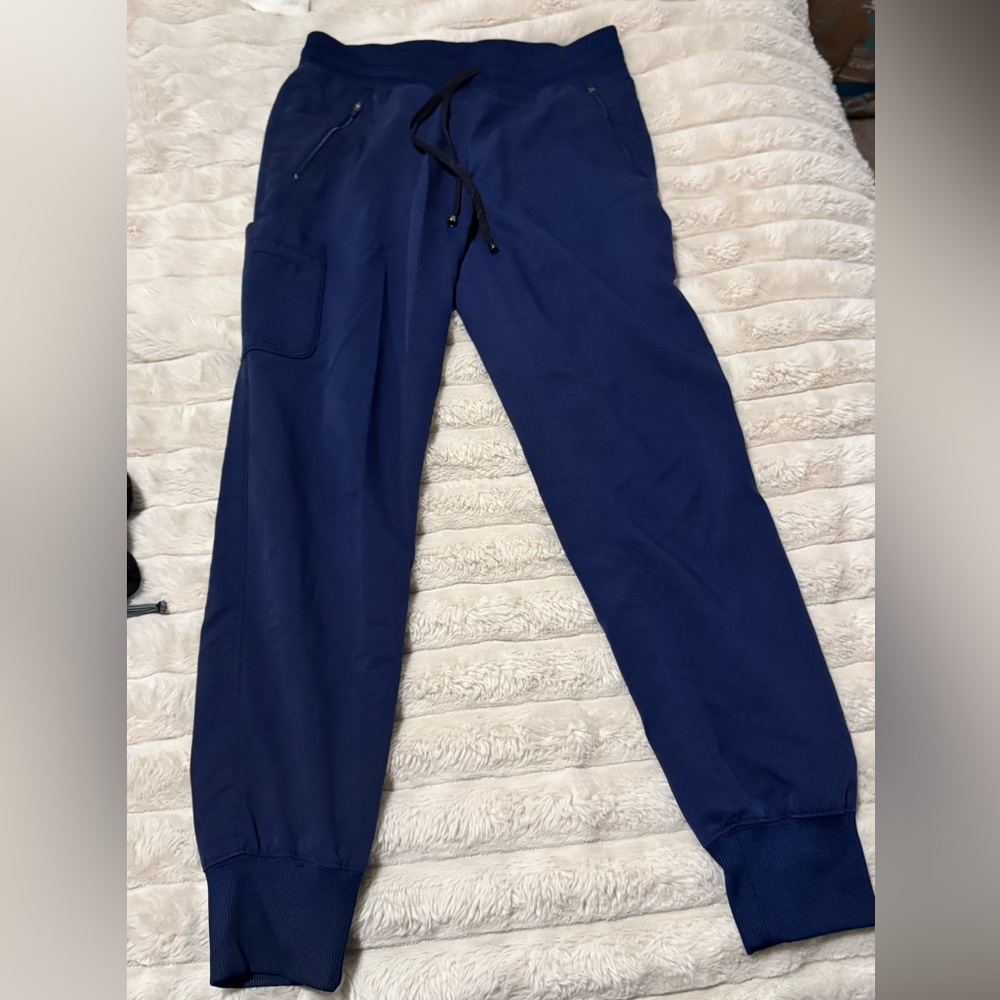 Grey's Anatomy Women's Navy Blue Scrub Joggers